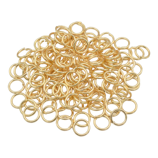 18K Gold Filled Alternative Findings Jump Rings Beads, Seamless, Various Sizes, 2mm, 3mm, 4mm, 5mm, 6mm,  8mm, 10mm, 12mm...