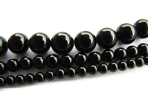 Onyx Round Gemstone Beads 2mm/3mm/4mm/6mm/8mm/10mm/12mm/18mm loose gemstone,birthstone for Jewelry Making - BeadsFindingDepot