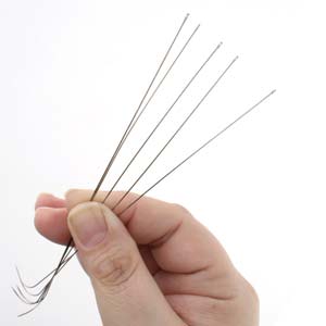 5 PCs Big Eye Curved Beading Needles For Seed Beads Spinner Tools "J" Needles - BeadsFindingDepot