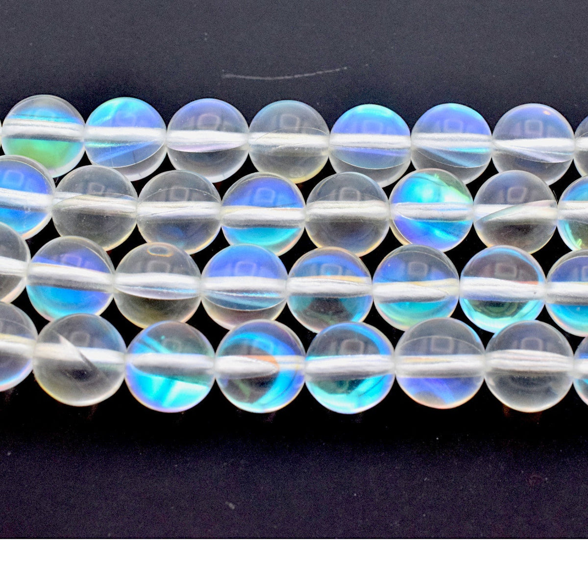 Clear Opal Gemstone beads for jewelry making 6mm 8mm 10mm jewelry making supplies - detail image 4