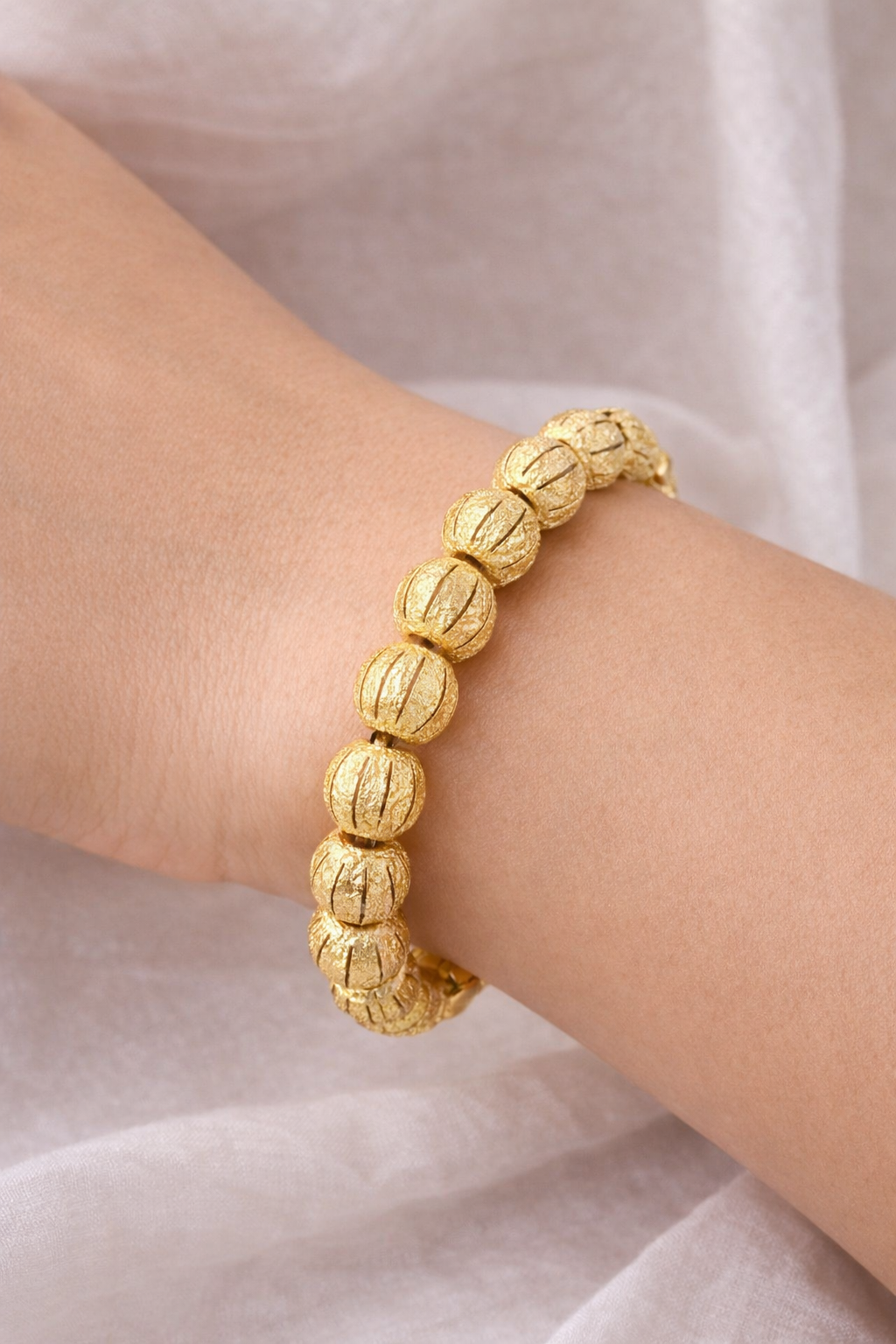 Gold Filled Alternative Spacer Beads 10mm - 18K Stardust Round Diamond Cut Beads