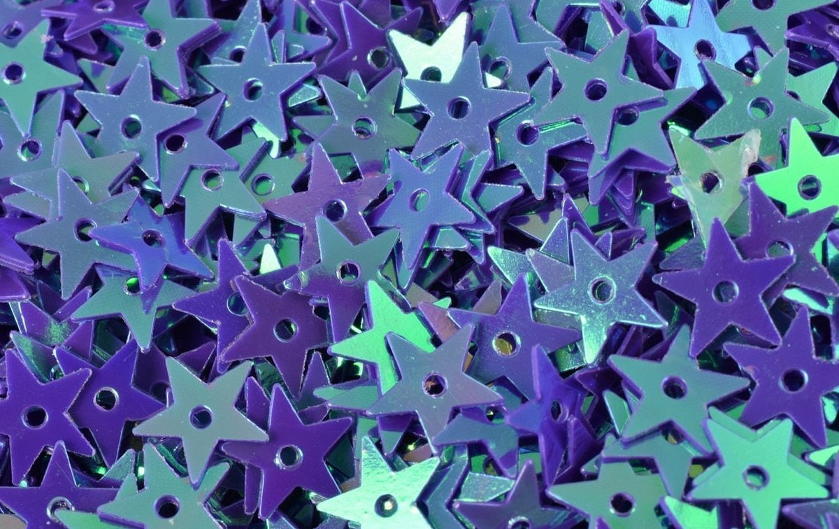 7mm Iridescent  Star Shape Sequins/Confetti Glitter w/hole/Embellishment Costume Craft/Loose Paillettes,Wholesale Star Sequins ,Shimmer, BeadsFindingDepot