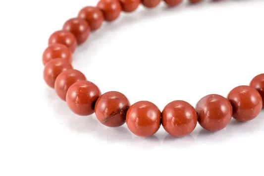Chicken Red Jasper Round Beads 4mm-12mm Natural Loose Beads for Jewelry - BeadsFindingDepot