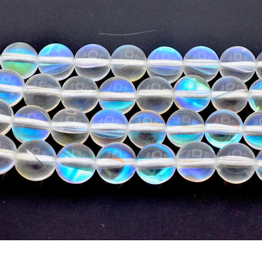 Clear Opal Gemstone beads for jewelry making 6mm 8mm 10mm BeadsFindingDepot