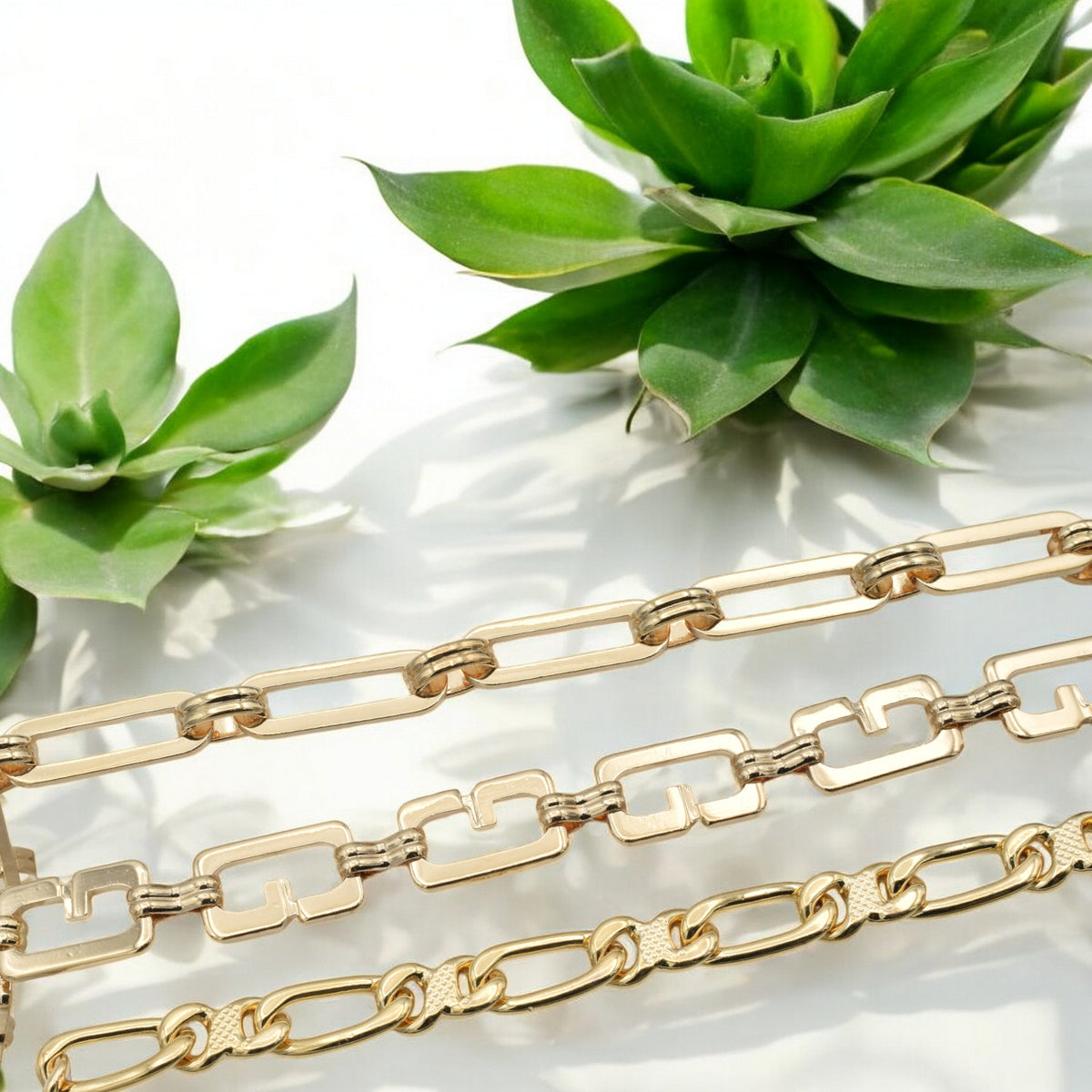 18k Gold Filled Chain   Jewelry Making Supplies by the Foot jewelry making supplies - detail image 7