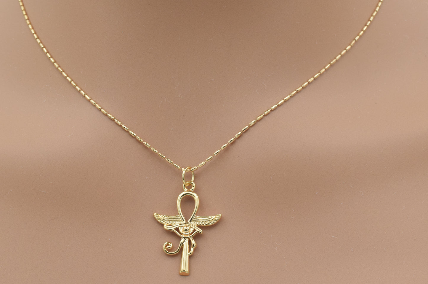 Gold Filled ep 18k Egyptian Ankh pendant/charm for jewelry making BeadsFindingDepot