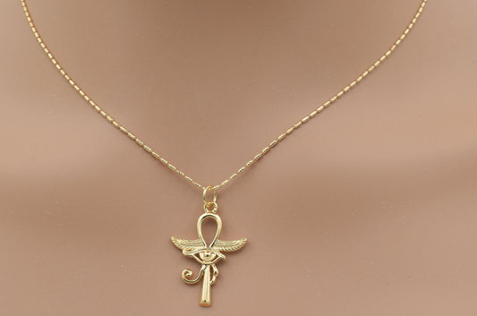 Gold Filled ep 18k Egyptian Ankh pendant/charm for jewelry making BeadsFindingDepot
