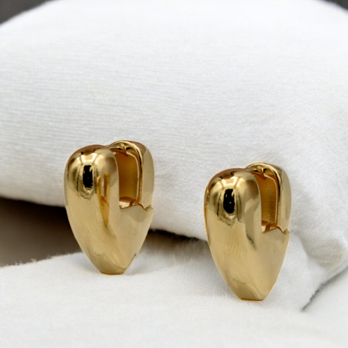 Gold Filled Heart Hoop Earrings – Romantic and Chic Jewelry jewelry making supplies - detail image 5