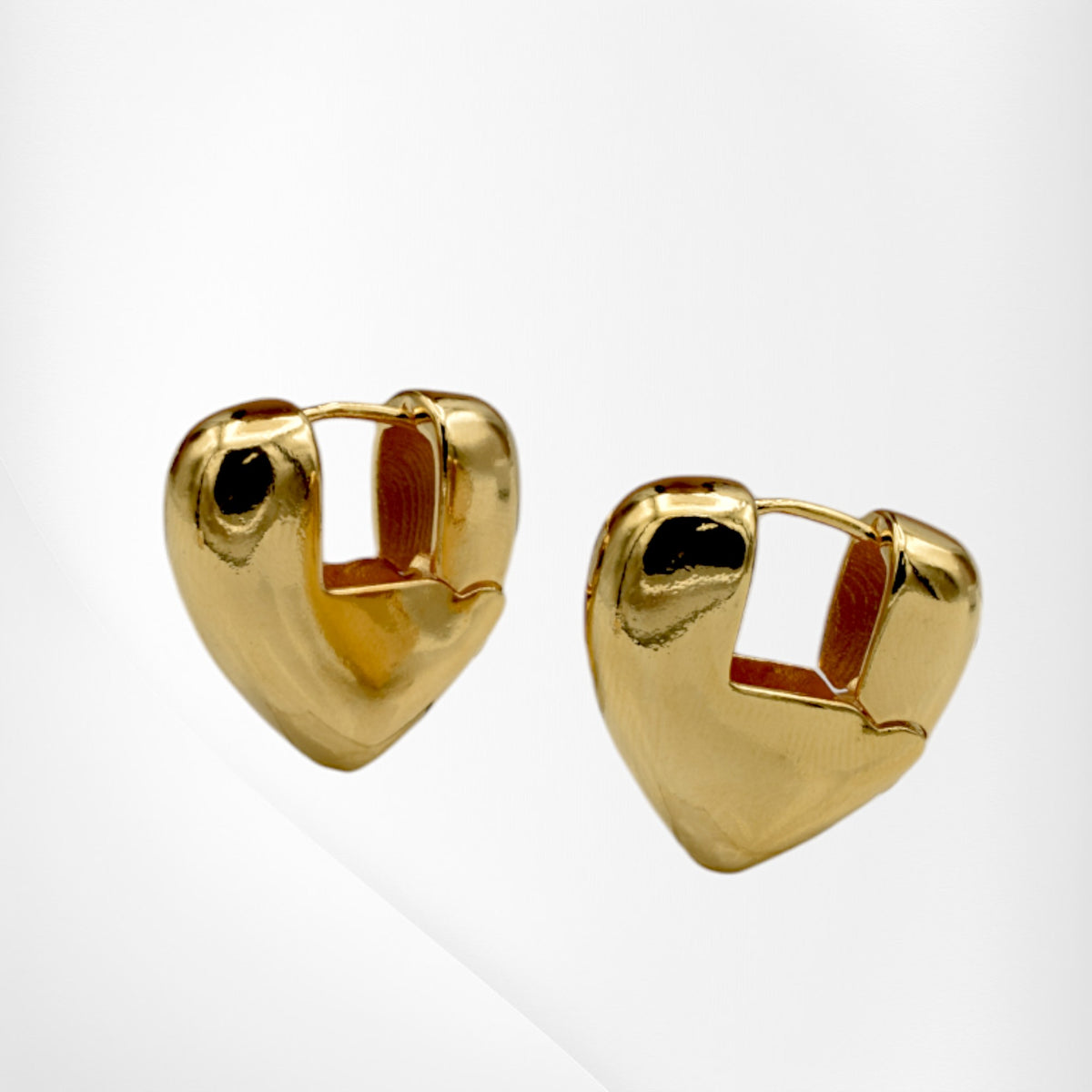 Gold Filled Heart Hoop Earrings – Romantic and Chic Jewelry jewelry making supplies - detail image 6