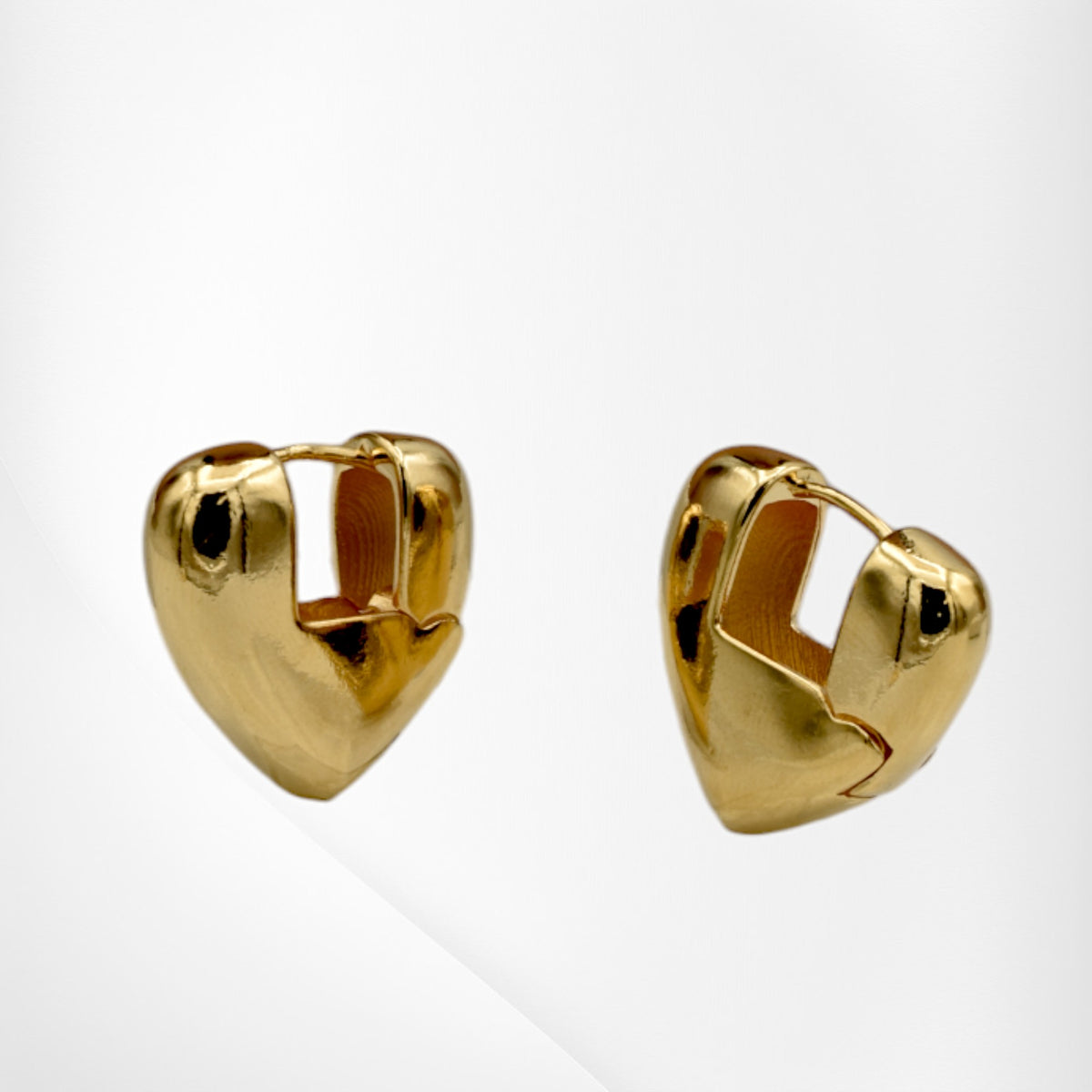 Gold Filled Heart Hoop Earrings – Romantic and Chic Jewelry jewelry making supplies - detail image 7