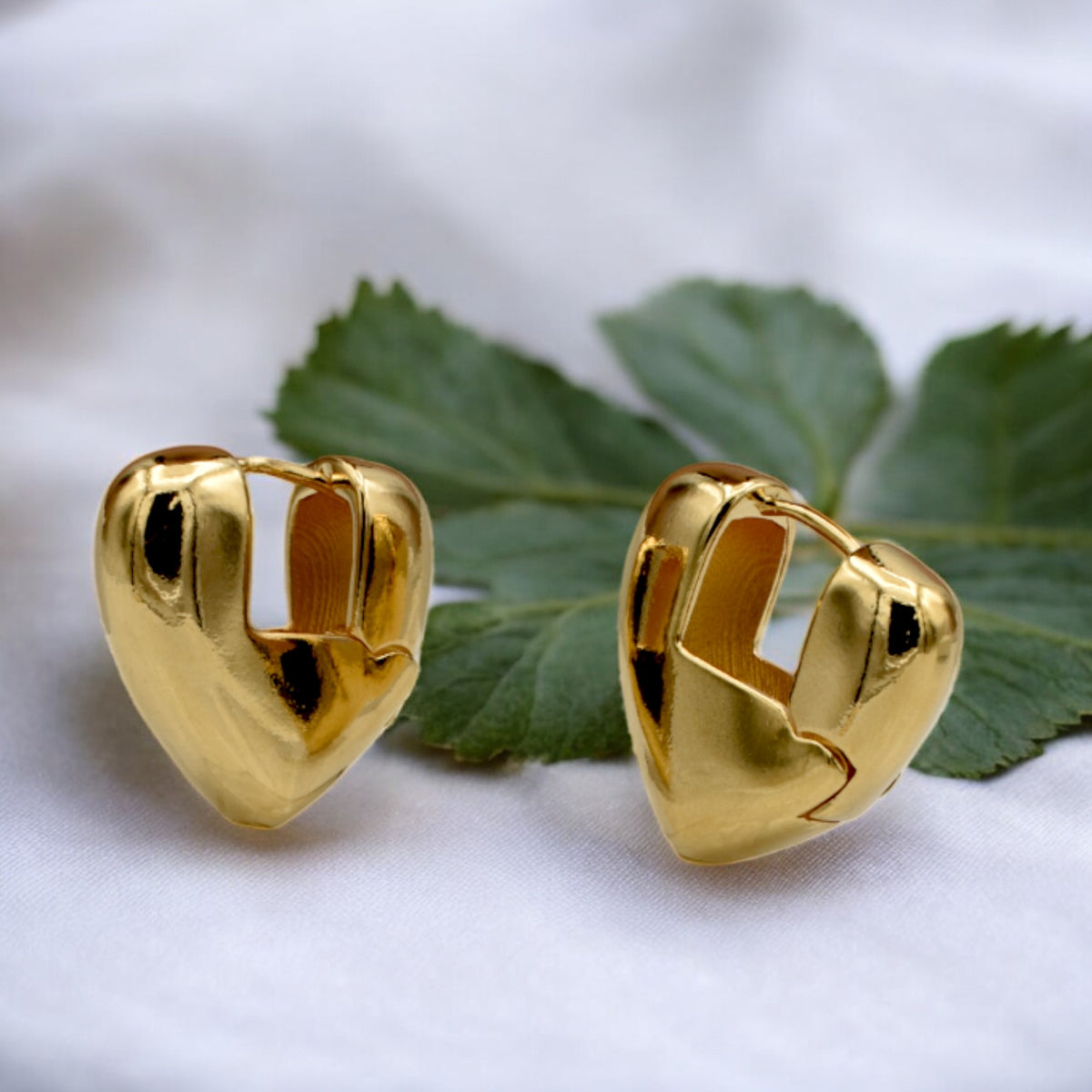 Gold Filled Heart Hoop Earrings – Romantic and Chic Jewelry jewelry making supplies - detail image 8