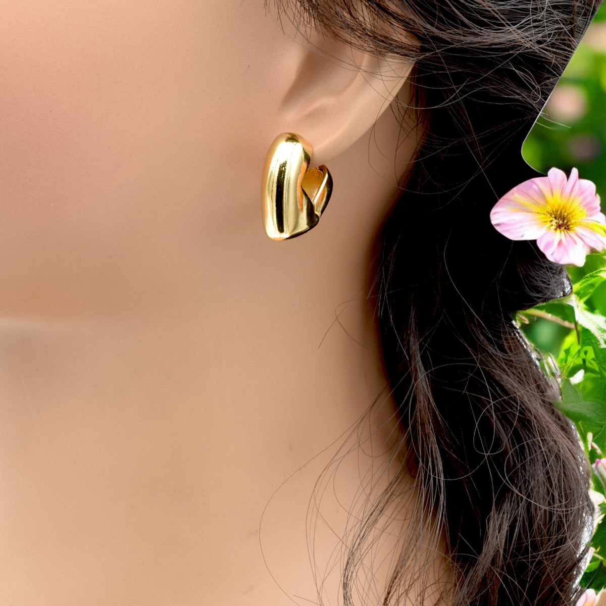 Gold Filled Heart Hoop Earrings – Romantic and Chic Jewelry jewelry making supplies - detail image 13