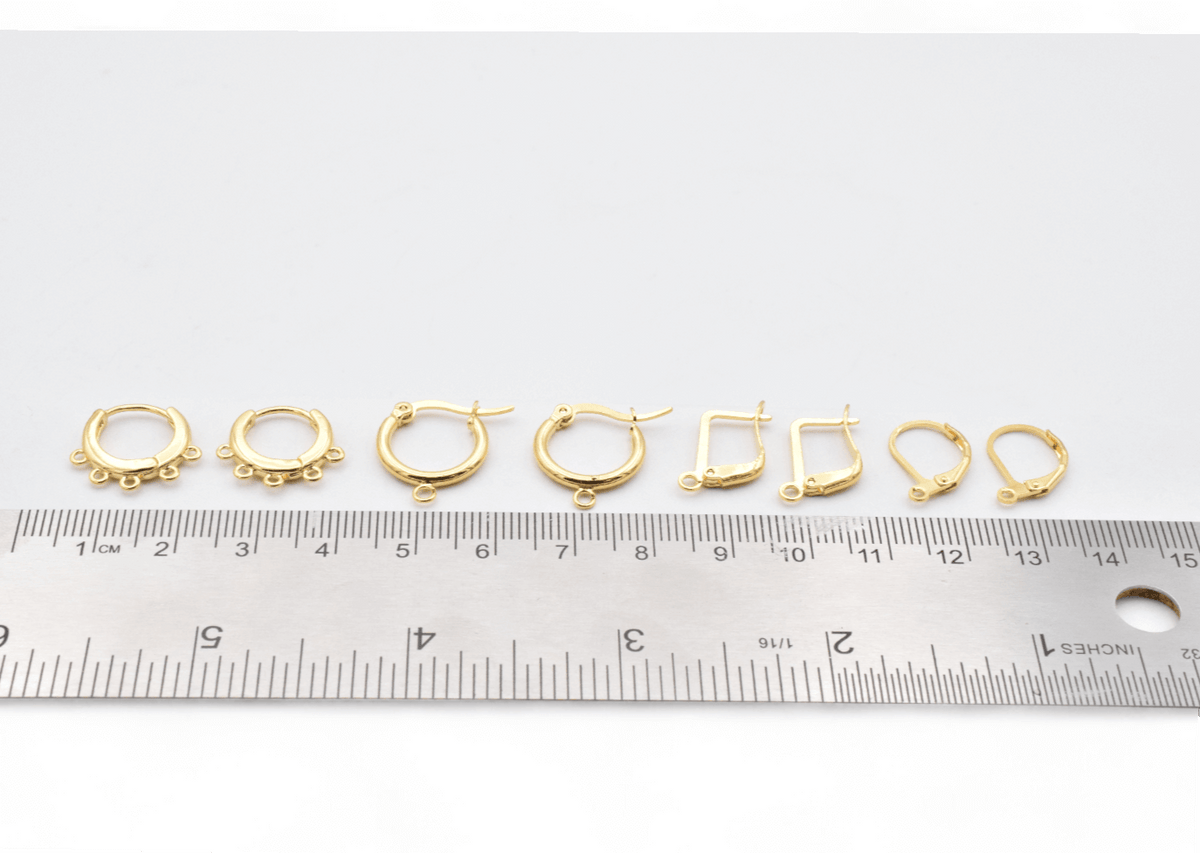 Gold Filled Earring Findings for Jewelry making BeadsFindingDepot