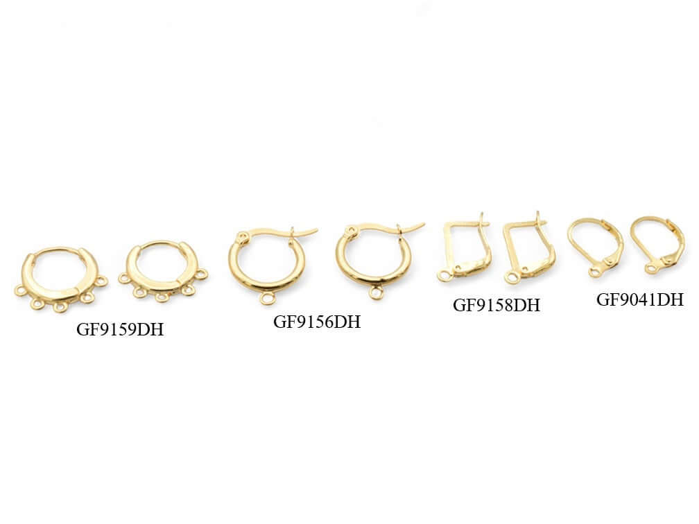 Gold Filled Earring Findings for Jewelry making BeadsFindingDepot