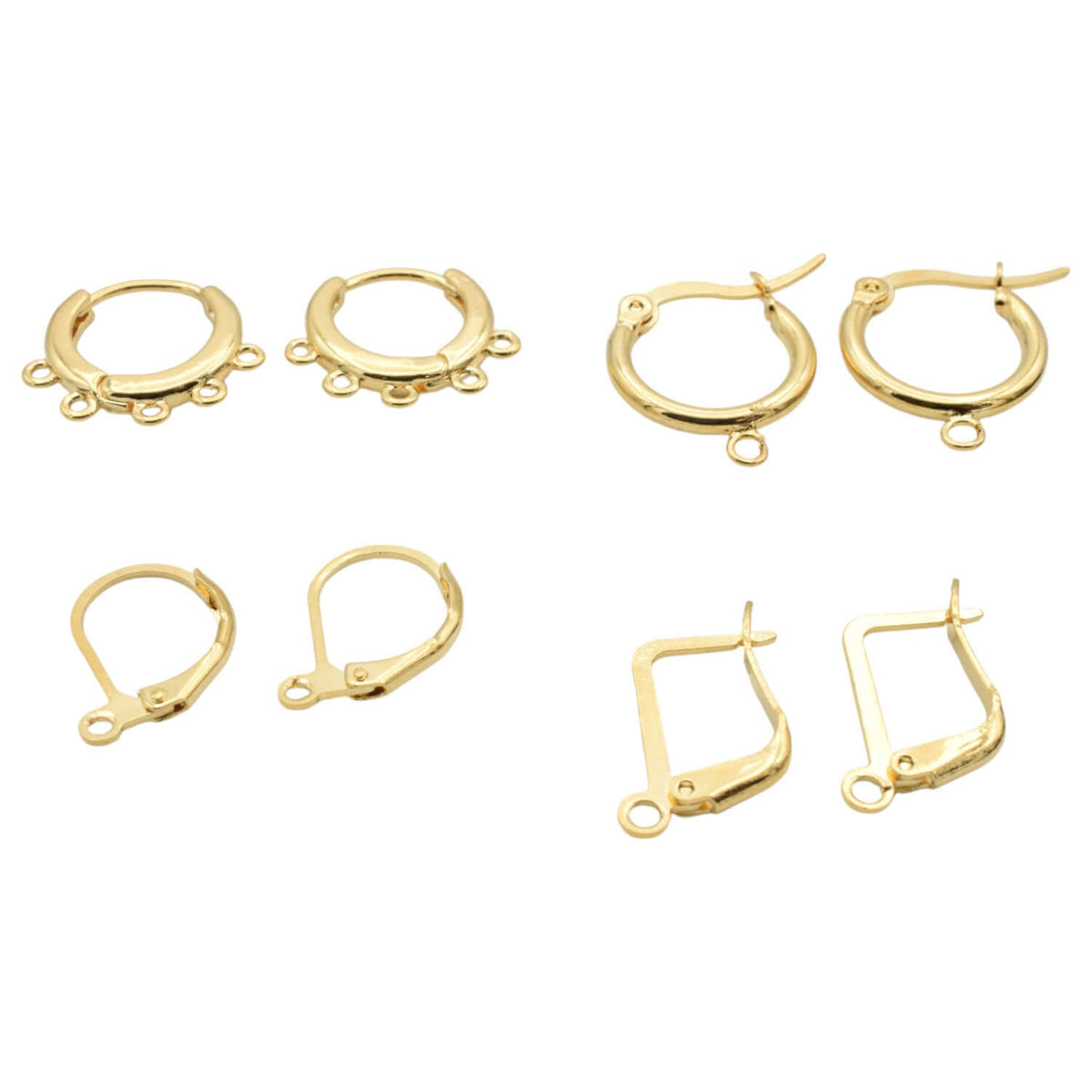 Gold Filled Earring Findings for Jewelry making BeadsFindingDepot