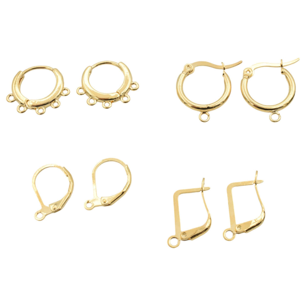 Gold Filled Earring Findings for Jewelry making BeadsFindingDepot