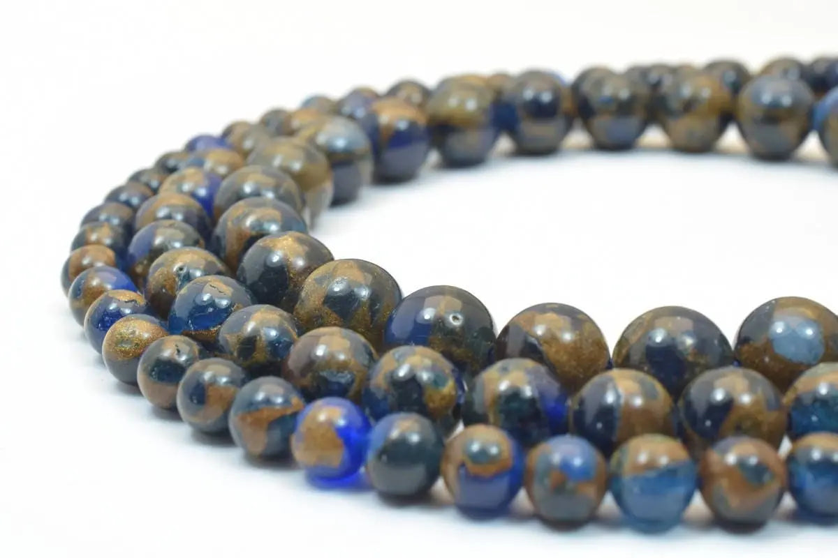 Golden Sapphire Quartz Gemstone Beads 4.5mm-10mm Natural Healing chakra Jewelry - BeadsFindingDepot
