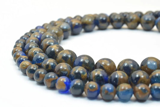 Golden Sapphire Quartz Gemstone Beads 4.5mm-10mm Natural Healing chakra Jewelry - BeadsFindingDepot
