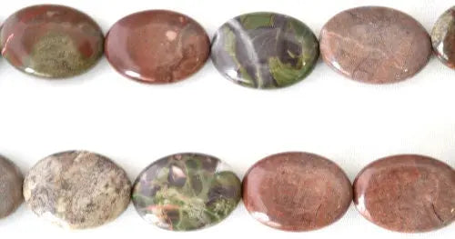 Jasper Beads Stone Beads,  24x20mm, 1.5mm hole opening ,Add  your own clasp and this item is ready to wear! Wholesale Gemstone,Jasper - BeadsFindingDepot