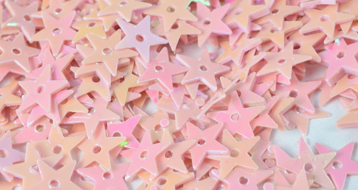 7mm Iridescent  Star Shape Sequins/Confetti Glitter w/hole/Embellishment Costume Craft/Loose Paillettes,Wholesale Star Sequins ,Shimmer, BeadsFindingDepot