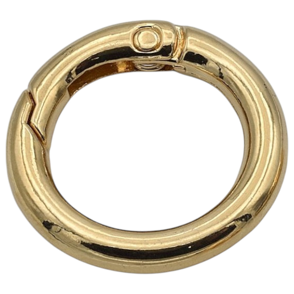 Gold Swivel Round Spring Clasp