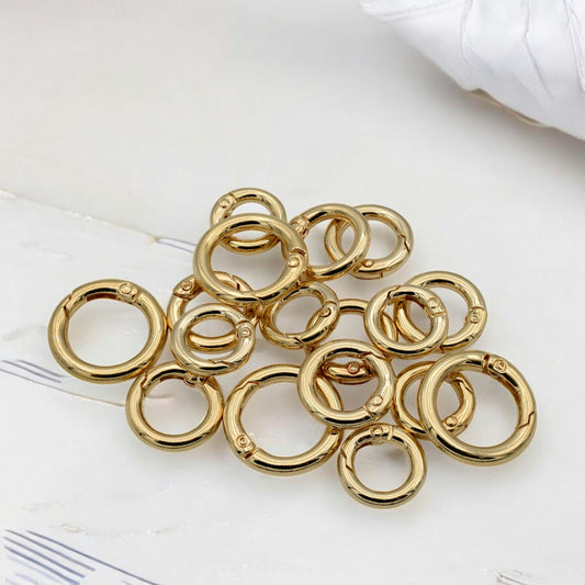 Gold Swivel Spring clasp