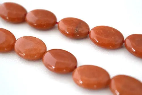 Rust Colored Agate Beads, Sold by 1 strand of 22pcs, 13x20mm, 1mm hole opening, - BeadsFindingDepot