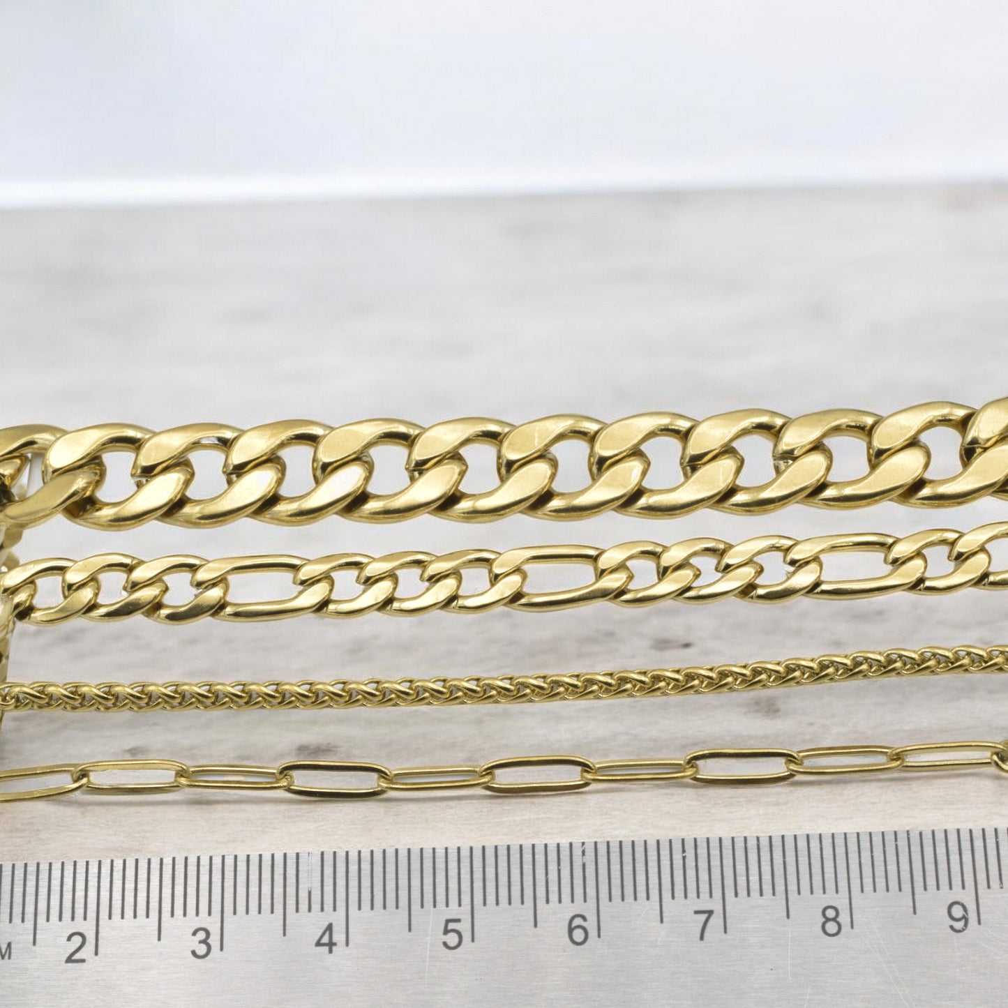 Stainless Steel Gold Filled Look Chains   Sophisticated Jewelry for Any Outfit jewelry making supplies - detail image 5