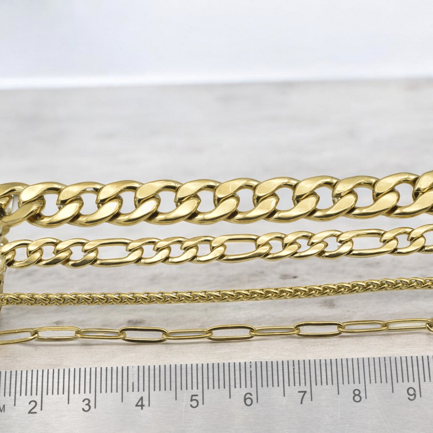 Stainless Steel Gold Filled Look Chains   Sophisticated Jewelry for Any Outfit jewelry making supplies - detail image 5