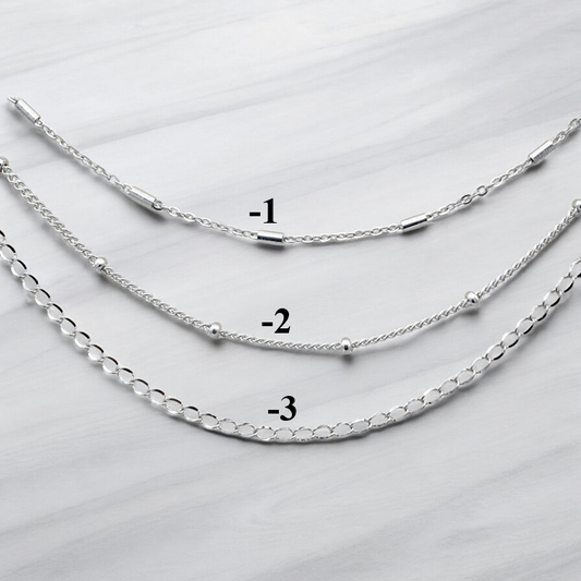 Stainless Steel Jewelry Chains | Bar, Satellite & Extension Chains jewelry making supplies - detail image 2