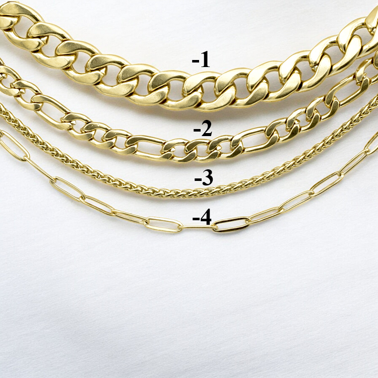 Stainless Steel Gold Filled Look Chains   Sophisticated Jewelry for Any Outfit jewelry making supplies - detail image 2