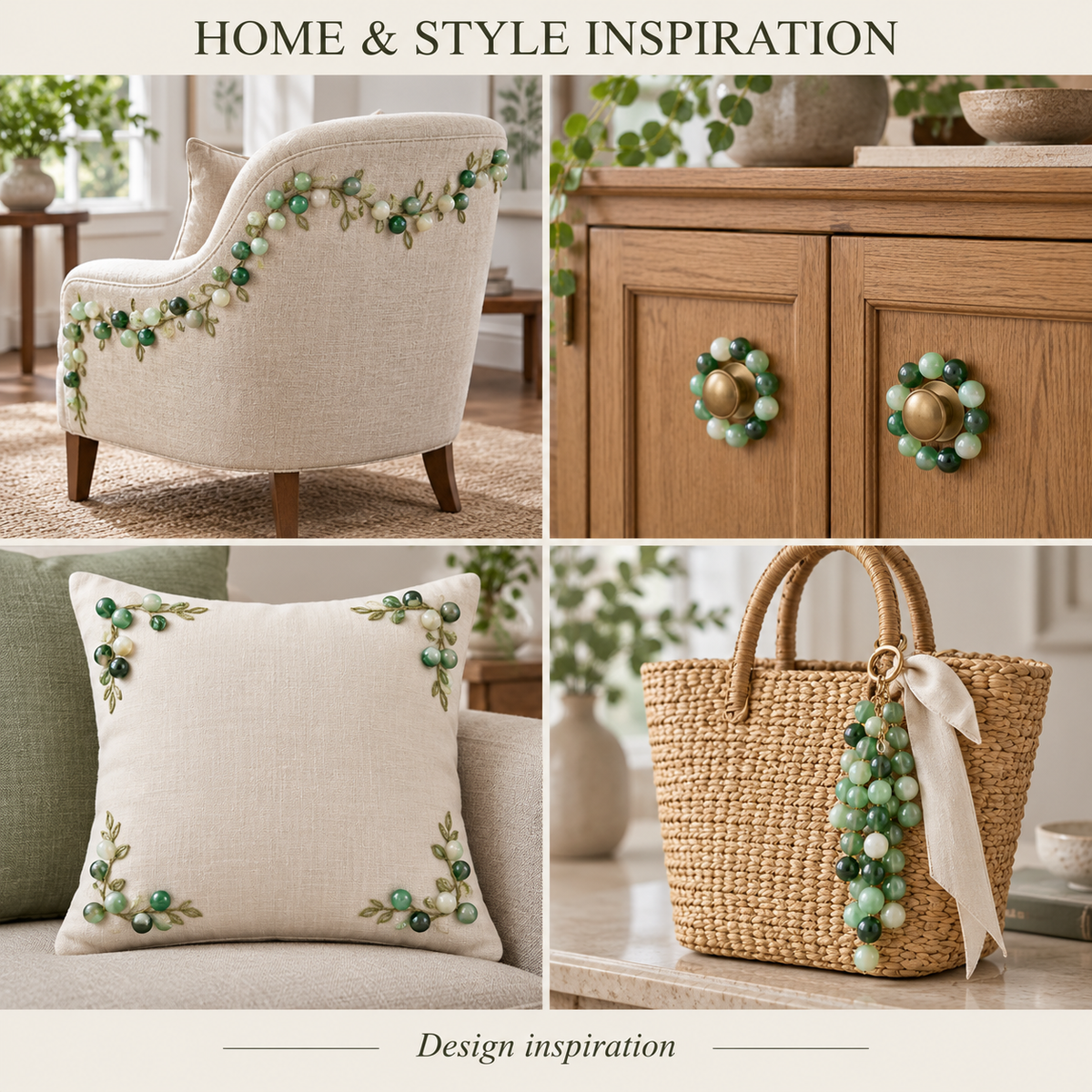 Green lace agate - home decor inspiration