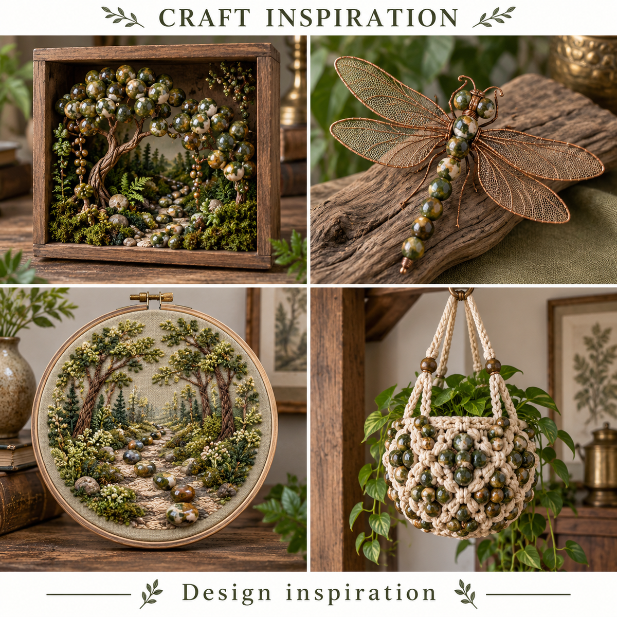 Rain Forest Jasper (Bird Rock) - craft inspiration