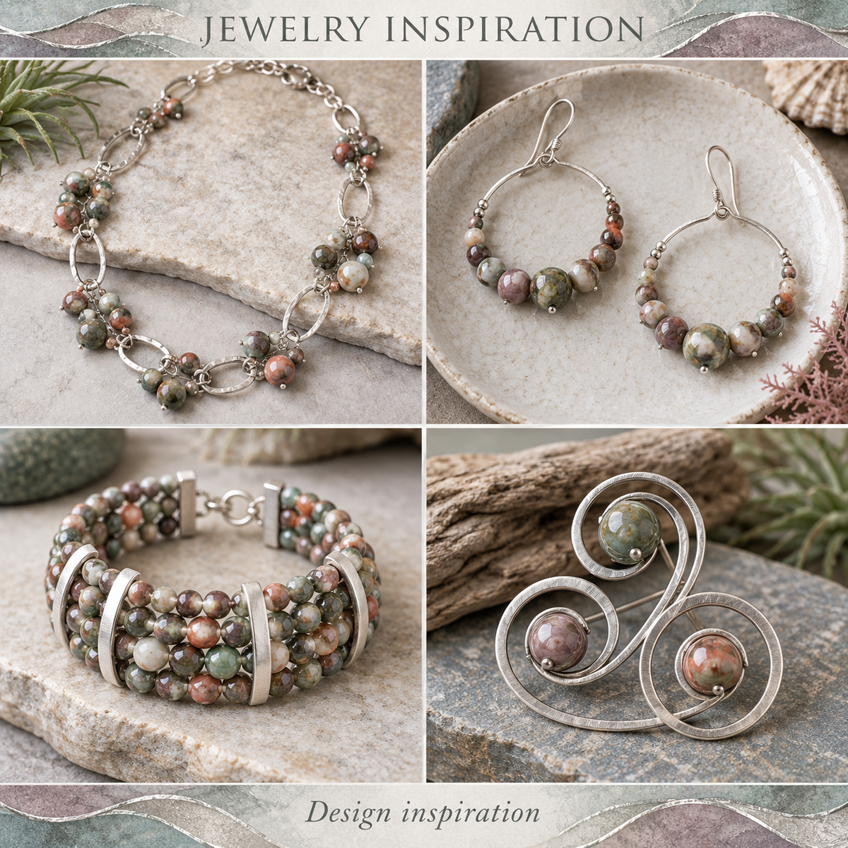 Ocean Agate - jewelry inspiration