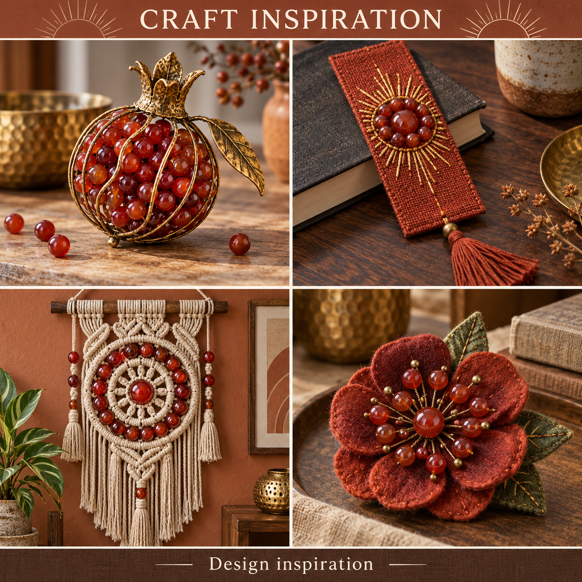 Carnelian Round - craft inspiration