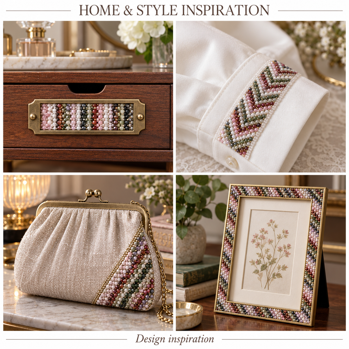 Faceted Round Mixed Stone - home and accessory inspiration