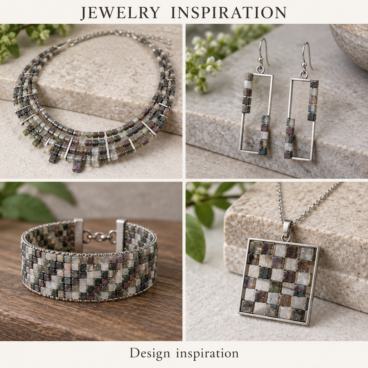 2 3mm Cube Cut Mixed - jewelry inspiration