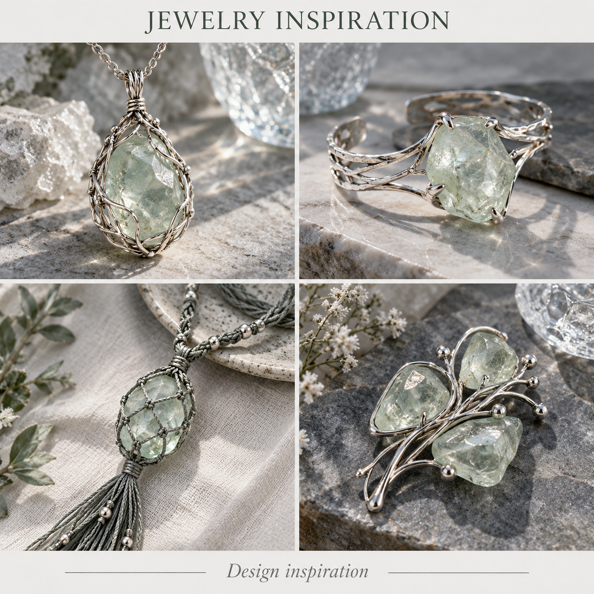 Green Quartz Nugget - jewelry inspiration