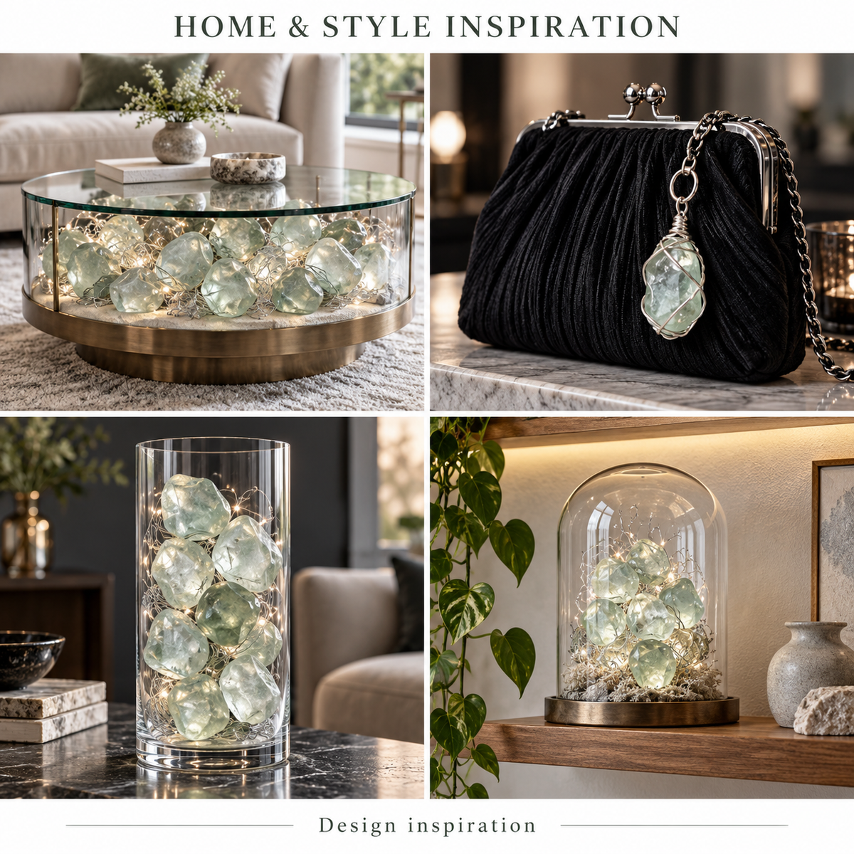 Green Quartz Nugget - home and accessory inspiration