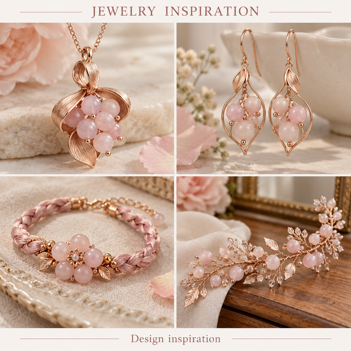 Rose Quartz - jewelry inspiration