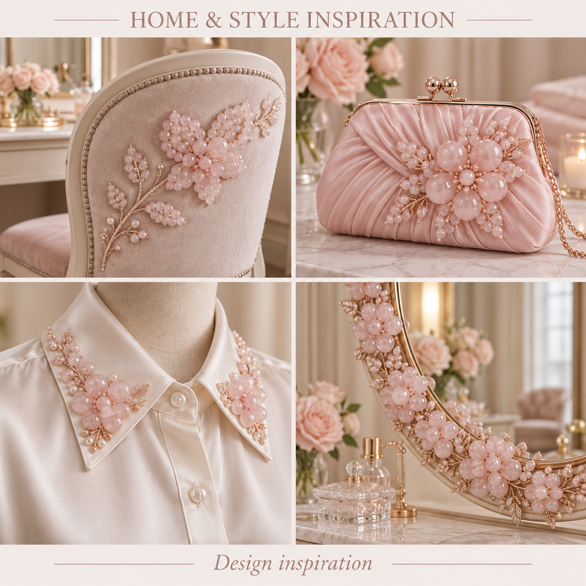 Rose Quartz - home and accessory inspiration