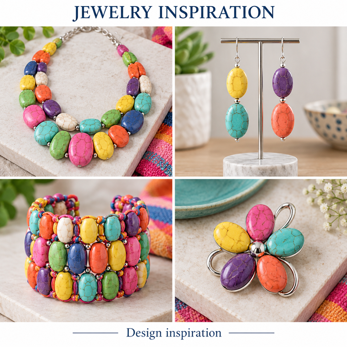 Howlite - jewelry inspiration