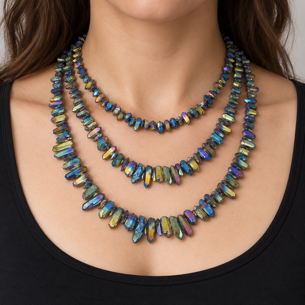 Quartz - necklace styling example