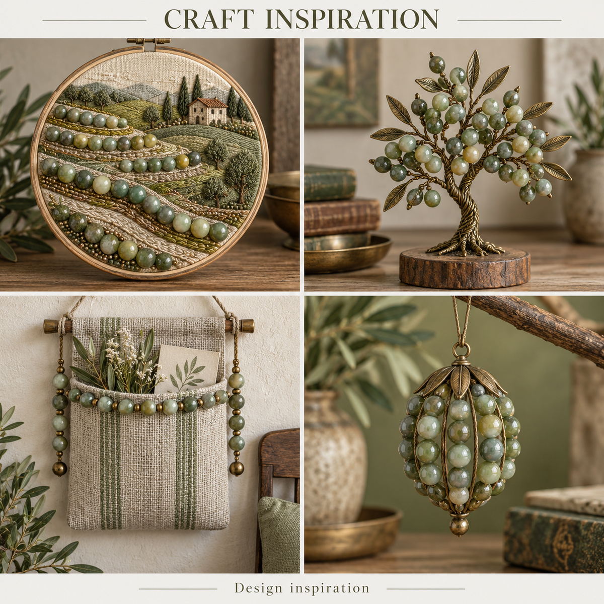 African Green Agate - craft inspiration