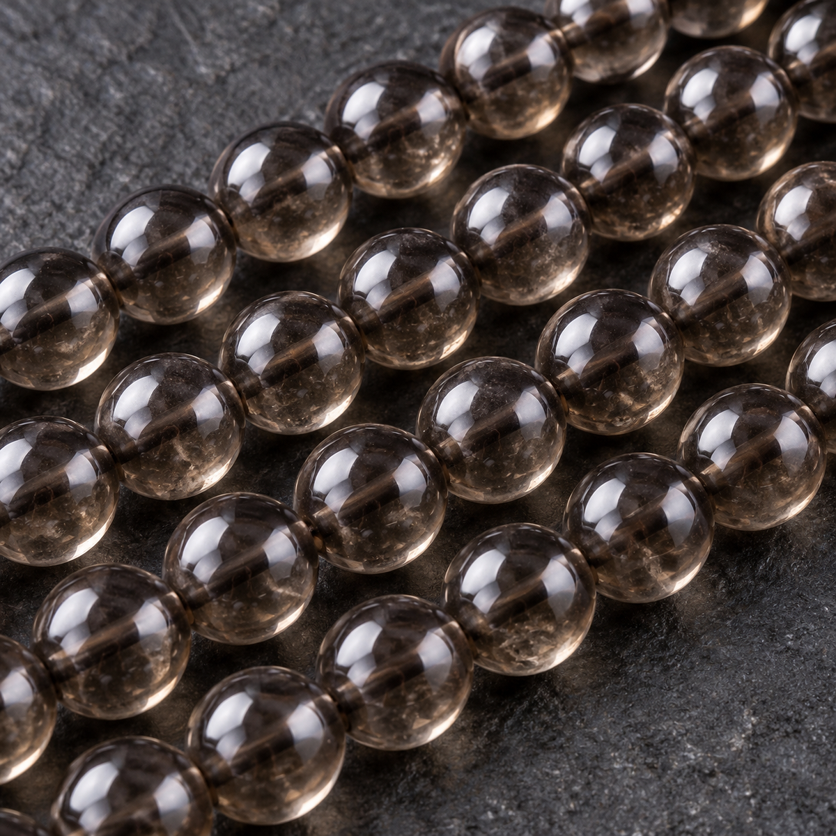 Smoky Quartz - dark close-up