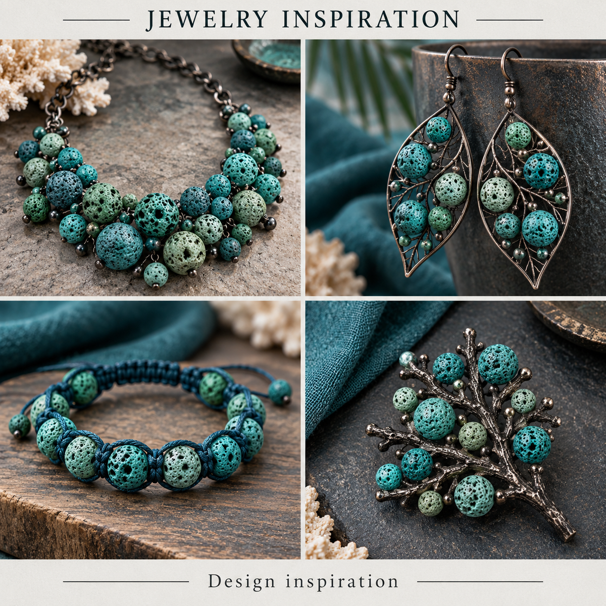 Forest Green Lava - jewelry inspiration
