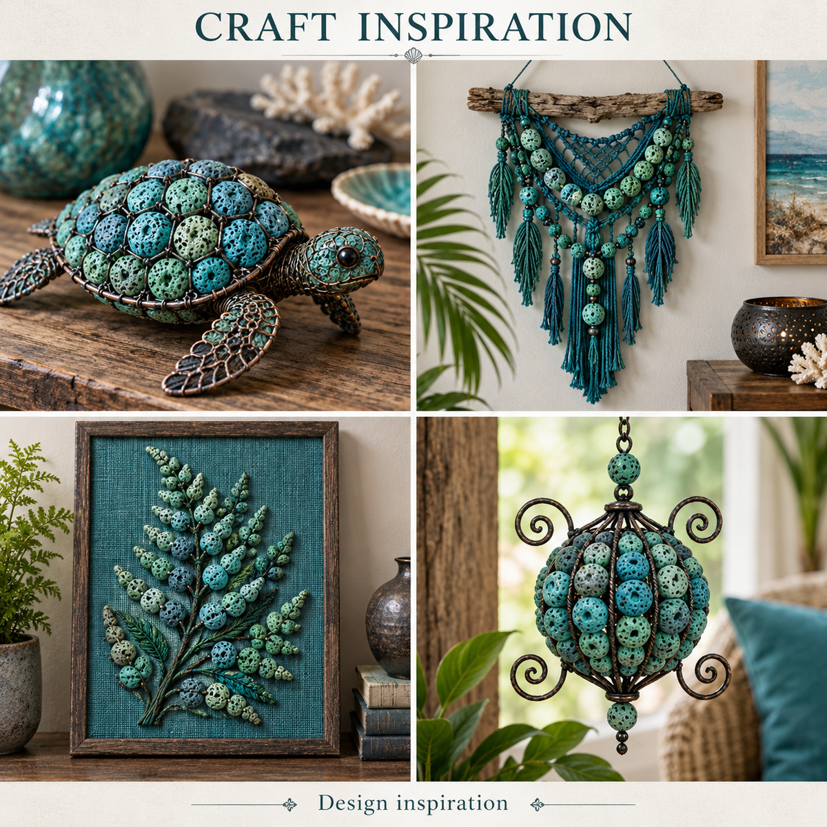 Forest Green Lava - craft inspiration