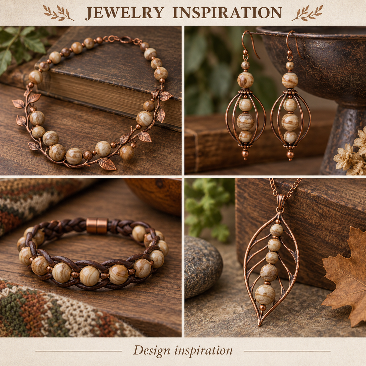Wooden Jasper - jewelry inspiration