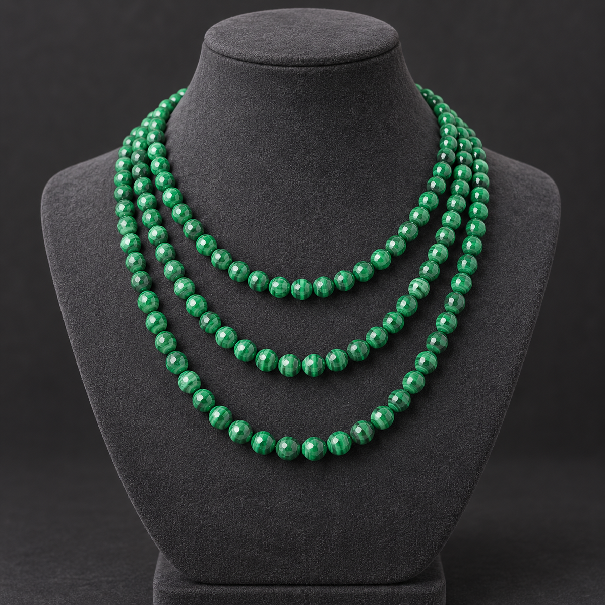 Malachite - neck display