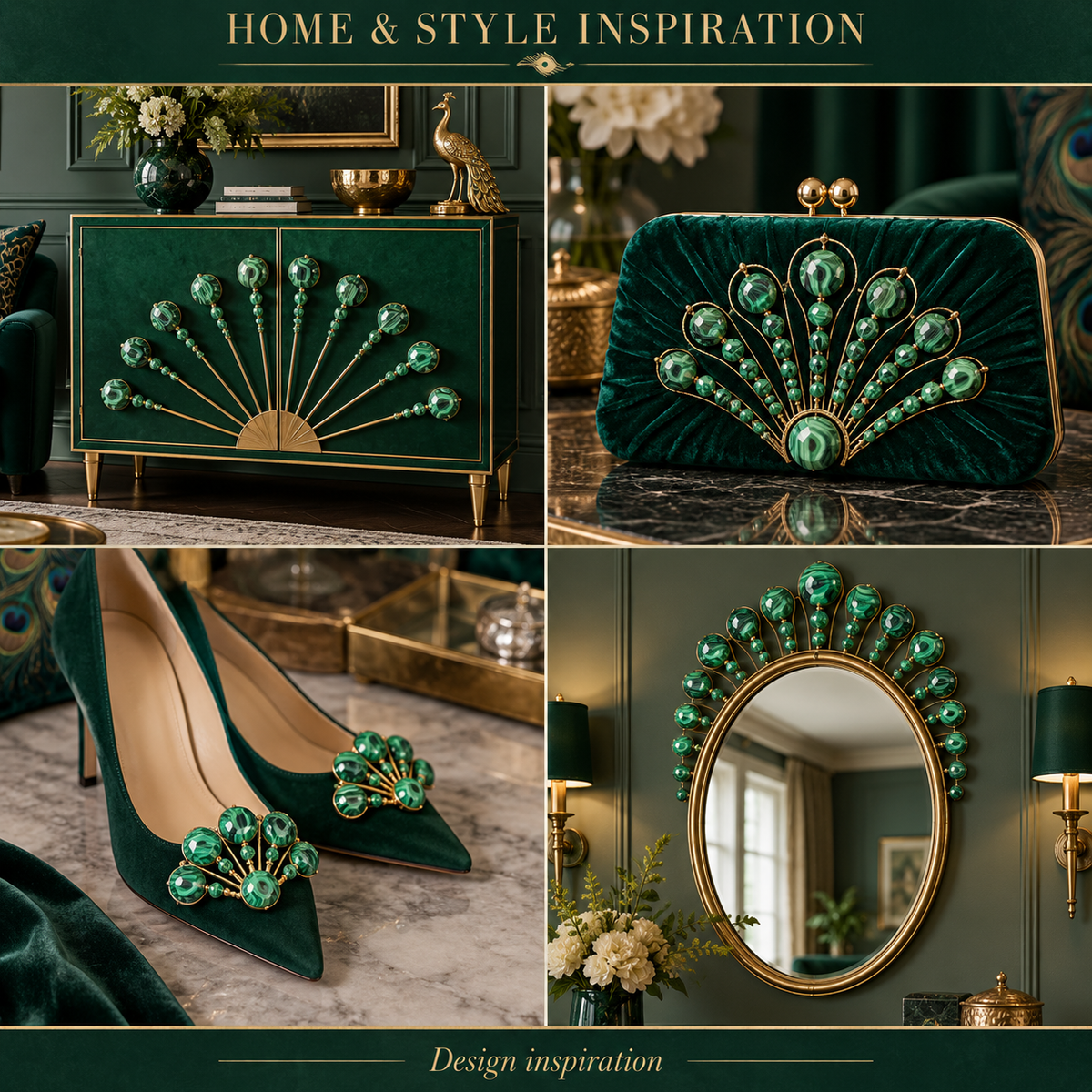Malachite - home and accessory inspiration